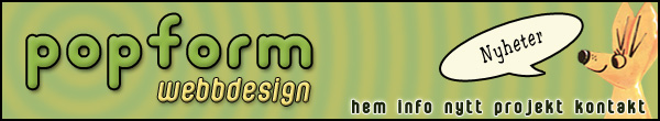 Popform webbdesign
