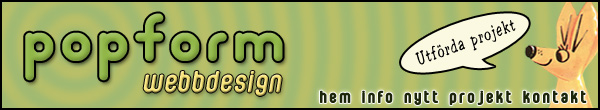 Popform webbdesign